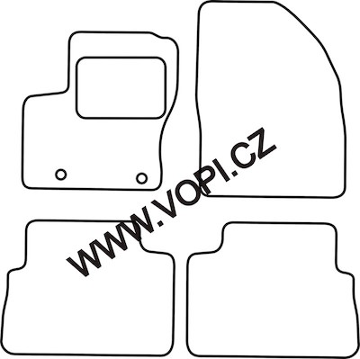 Autokoberce Ford Focus C-max 2008 - 10/2010 Colorfit Fun (1458)